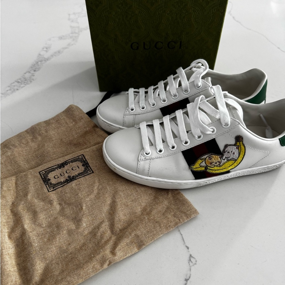 Gucci Bananya ace collection sneakers 👟 - Picture 2 of 6